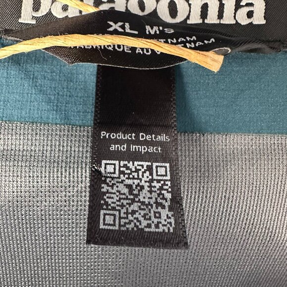 patagonia Men's Boulder Fork Waterproof Hooded Zip Up Rain Jacket, Size XL, Blue - Picture 13 of 16